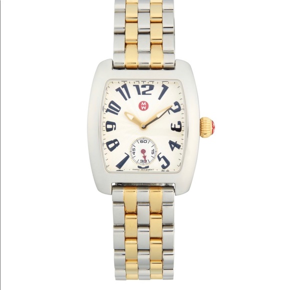 Michele Accessories - Michele Logo 7-Link Stainless Steel Bracelet Watch